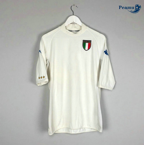 Classico Maglie Italia Alternativa Equipamento Bianco Coppa Del Mondo 2002