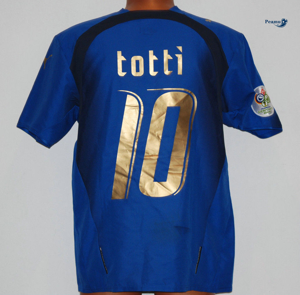 Classico Maglie Italia Principal Equipamento (10 Totti) Coppa Del Mondo 2006