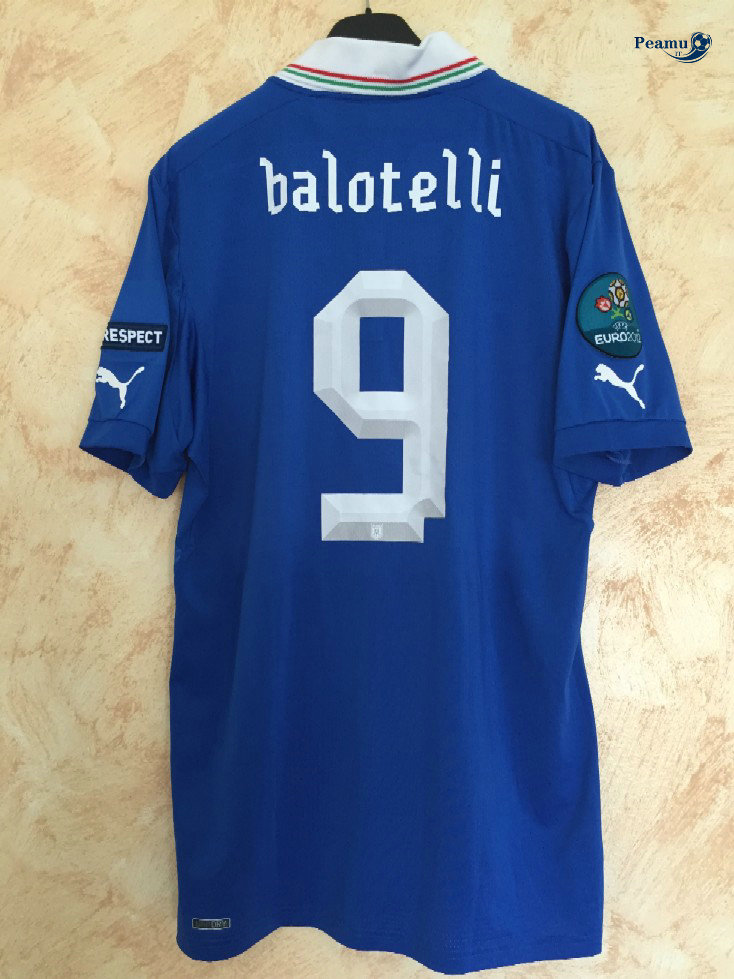 Classico Maglie Italia Principal Equipamento (9 Balotelli) 2012-2013