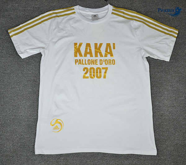 Classico Maglie KAKA Oren ball Edizione Commemorativa Bianco 2007