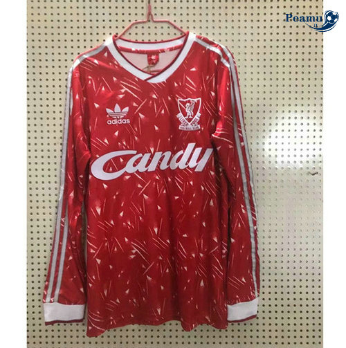 Classico Maglie Liverpool Principal Equipamento Manche Longue 1989