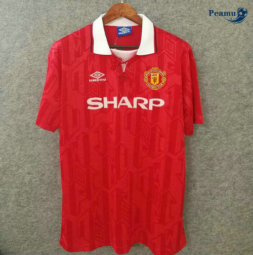 Classico Maglie Manchester United Principal Equipamento Vermelho 1994