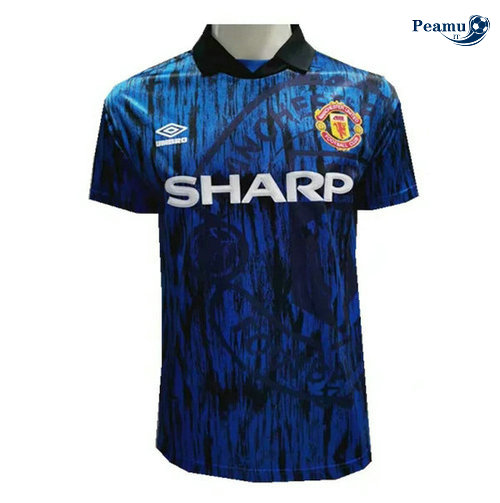 Classico Maglie Manchester United Azul clair 1992-1993