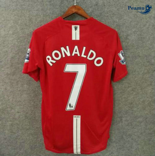 Classico Maglie Manchester United Principal Equipamento (7 Ronaldo) 2007-08