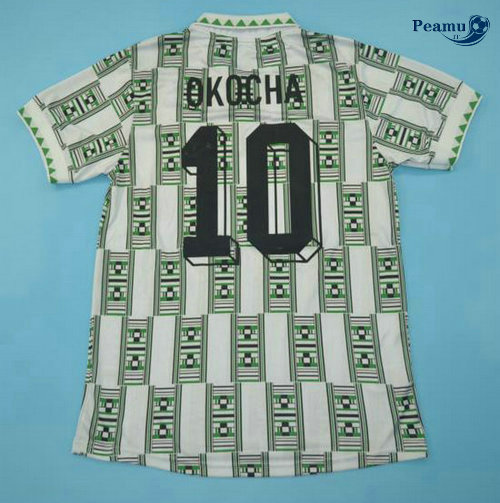 Classico Maglie Nigeria Principal Equipamento (10 OKOCHA) Coppa Del Mondo 1994