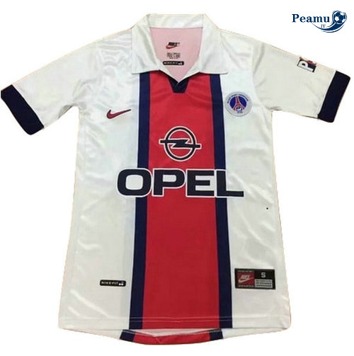 Classico Maglie PSG Bianco/Vermelho 1998