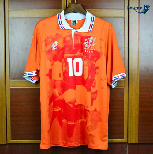 Classico Maglie Holanda Principal Equipamento (10 Bergkamp) Coppa Europa 1996