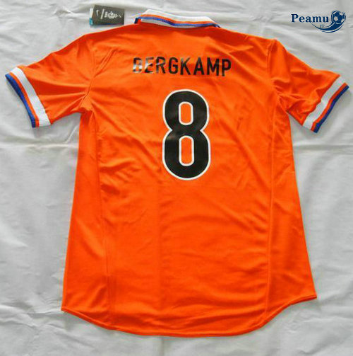 Classico Maglie Holanda Principal Equipamento (8 Bergkamp) 1997-98