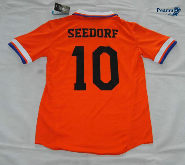 Classico Maglie Holanda Principal Equipamento (10 Seedorf) 1997-98