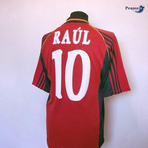 Classico Maglie Espanha Principal Equipamento (10 Raul) Coppa Del Mondo 1998