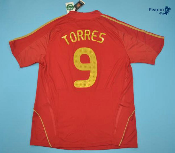 Classico Maglie Espanha Principal Equipamento (9 Torres) 2008