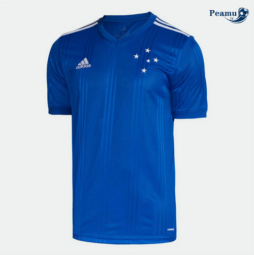 Camisola Futebol Cruzeiro Principal Equipamento Azul clair 2020-2021