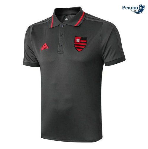 Kit Camisola Entrainement POLO Flamengo RJ + Pantalon Cinza escuro 2019-2020