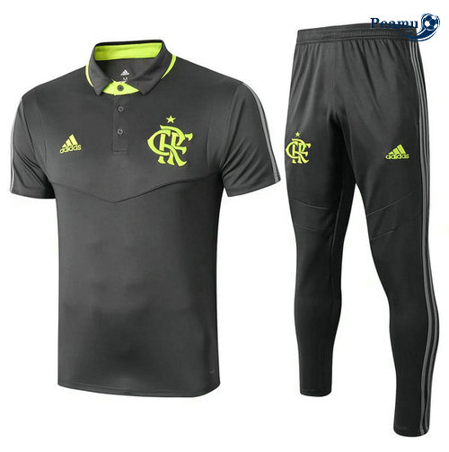Kit Camisola Entrainement POLO Flamengo + Pantalon Preto 2019-2020
