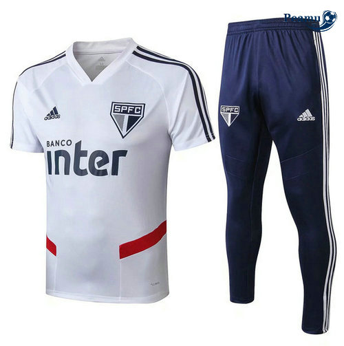 Sao Paulo Tracksui Bianco/Azul clair 2019-2020