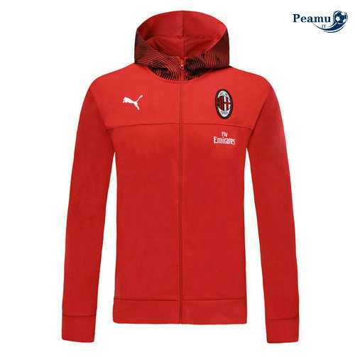 Sweat à capuche Calcio AC Milan Vermelho 2019-2020