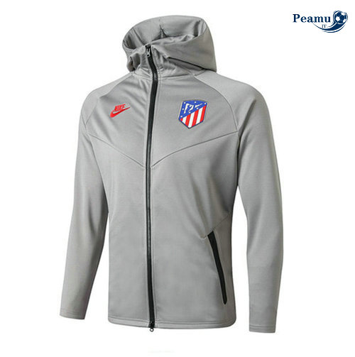 Sweat à capuche Calcio Atletico Madrid Cinza 2019-2020