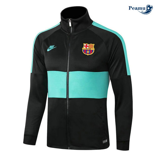 Jaqueta Futebol Barcelona Preto/Azul 2019-2020