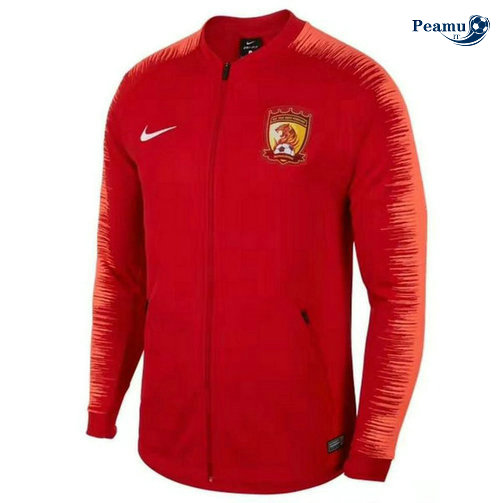 Jaqueta Futebol Guangzhou Chine Vermelho 2019-2020