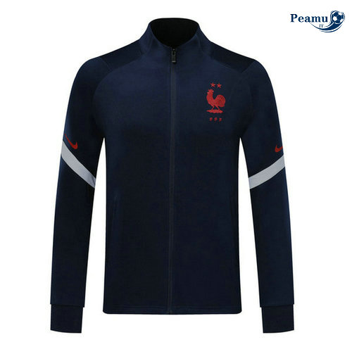 Jaqueta Futebol França Azul navy 2020-2021