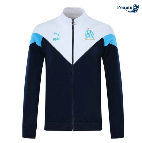 Jaqueta Futebol Marsella Preto 2019-2020