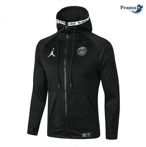 Sweat à capuche Preto PSG 2019-2020 M107