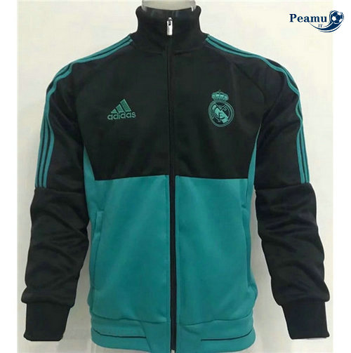 Jaqueta Futebol Preto/Verde Real Madrid 2019-2020