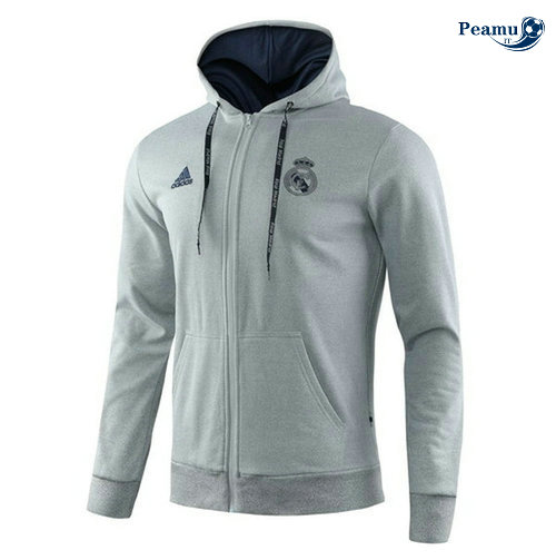 Sweat à capuche Calcio Real Madrid Bianco 2019-2020