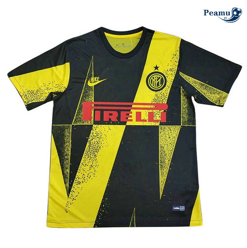 Camisola Futebol Inter Milan Champions League edition Preto/Amarelo 2019-2020