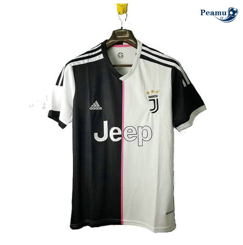 Camisola Futebol Juventus Principal Equipamento Preto/Bianco 2019-2020