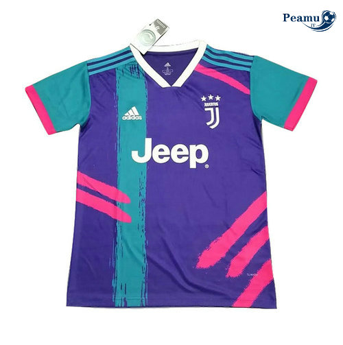 Camisola Futebol Juventus training Porpora Azul clair 2019-2020