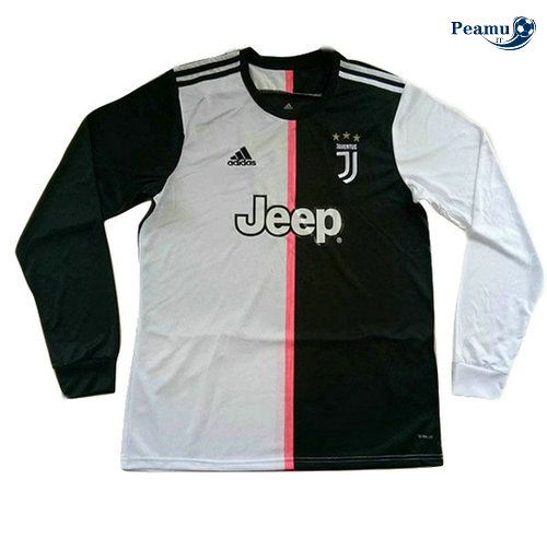 Camisola Futebol Juventus Principal Equipamento Manche Longue 2019-2020