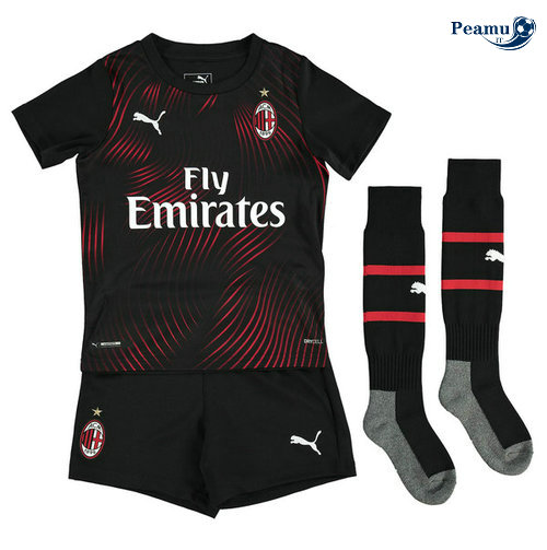 Camisola Futebol AC Milan Crianças Terceiro Equipamento 2019-2020