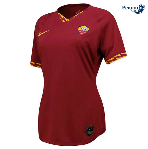 Camisola Futebol AS Roma Mulher Principal Equipamento 2019-2020