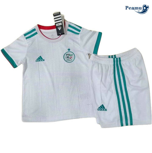 Camisola Futebol Argélia Crianças Principal Equipamento Bianco 2019-2020