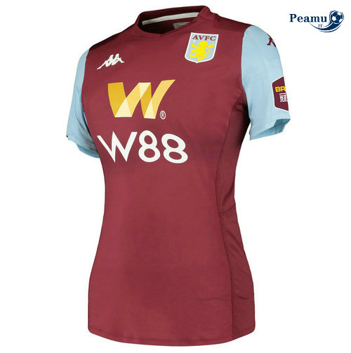 Camisola Futebol Aston Villa Mulher Principal Equipamento 2019-2020