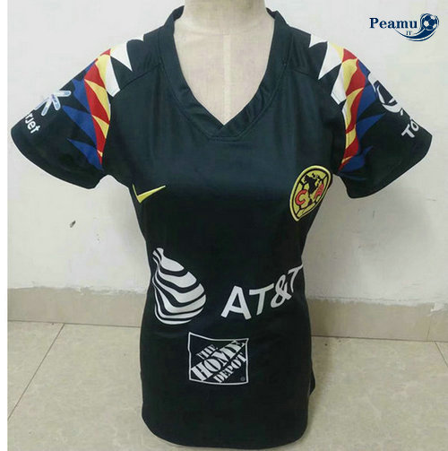 Camisola Futebol CF American Mulher Preto 2019-2020