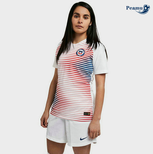 Camisola Futebol Chile Mulher Alternativa Equipamento 2019-2020