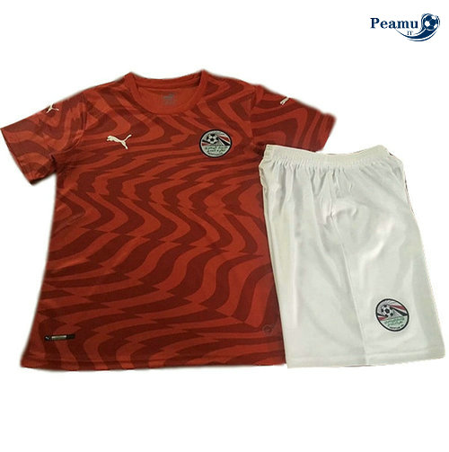Camisola Futebol Egito Crianças Principal Equipamento Vermelho 2019-2020