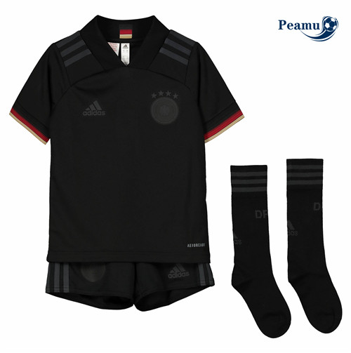 Camisola Futebol Alemanha Crianças Alternativa Equipamento Preto 2020-2021