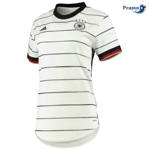 Camisola Futebol Alemanha Mulher Principal Equipamento Euro 2020-2021