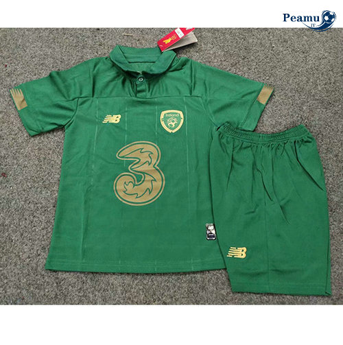 Camisola Futebol Irlanda Crianças Principal Equipamento UEFA Euro 2020-2021