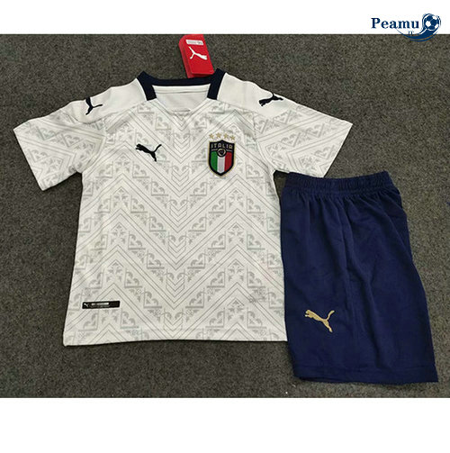 Camisola Futebol Italia Crianças Alternativa Equipamento UEFA Euro 2020-2021