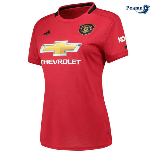 Camisola Futebol Manchester United Mulher Principal Equipamento 2019-2020