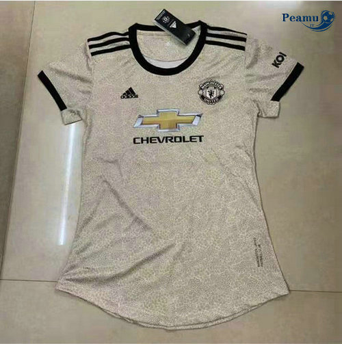 Camisola Futebol Manchester United Mulher Alternativa Equipamento 2019-2020