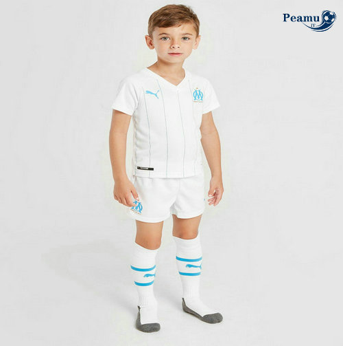 Camisola Futebol Marsella Crianças Principal Equipamento 2019-2020