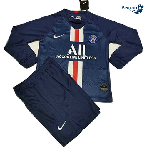 Camisola Futebol PSG Crianças Principal Equipamento Manche Longue 2019-2020