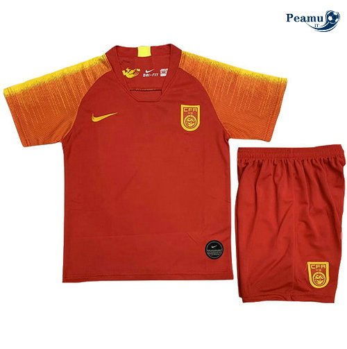 Camisola Futebol Porcelana Crianças Principal Equipamento 2019-2020