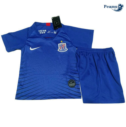 Camisola Futebol Shanghai Shenhua Crianças Principal Equipamento 2019-2020