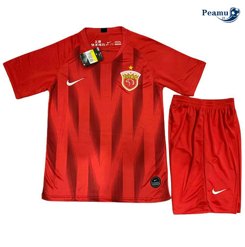 Camisola Futebol Shanghai Crianças SIPG Football Club Principal Equipamento 2019-2020